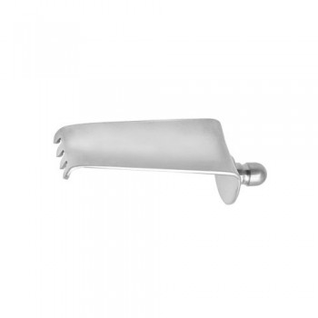 Cloward Lateral Blade Toothed Stainless Steel, Blade Depth 55 mm